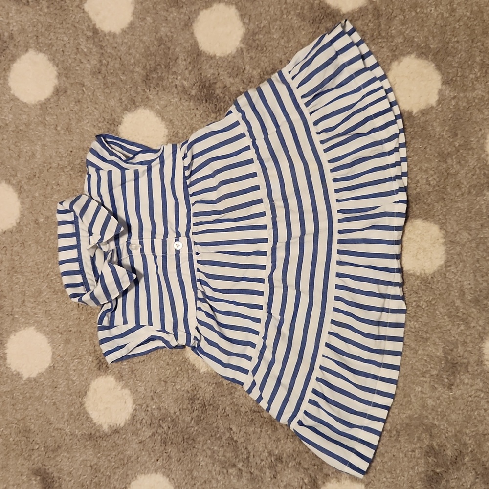 Baby gap striped dress, 6-12 months